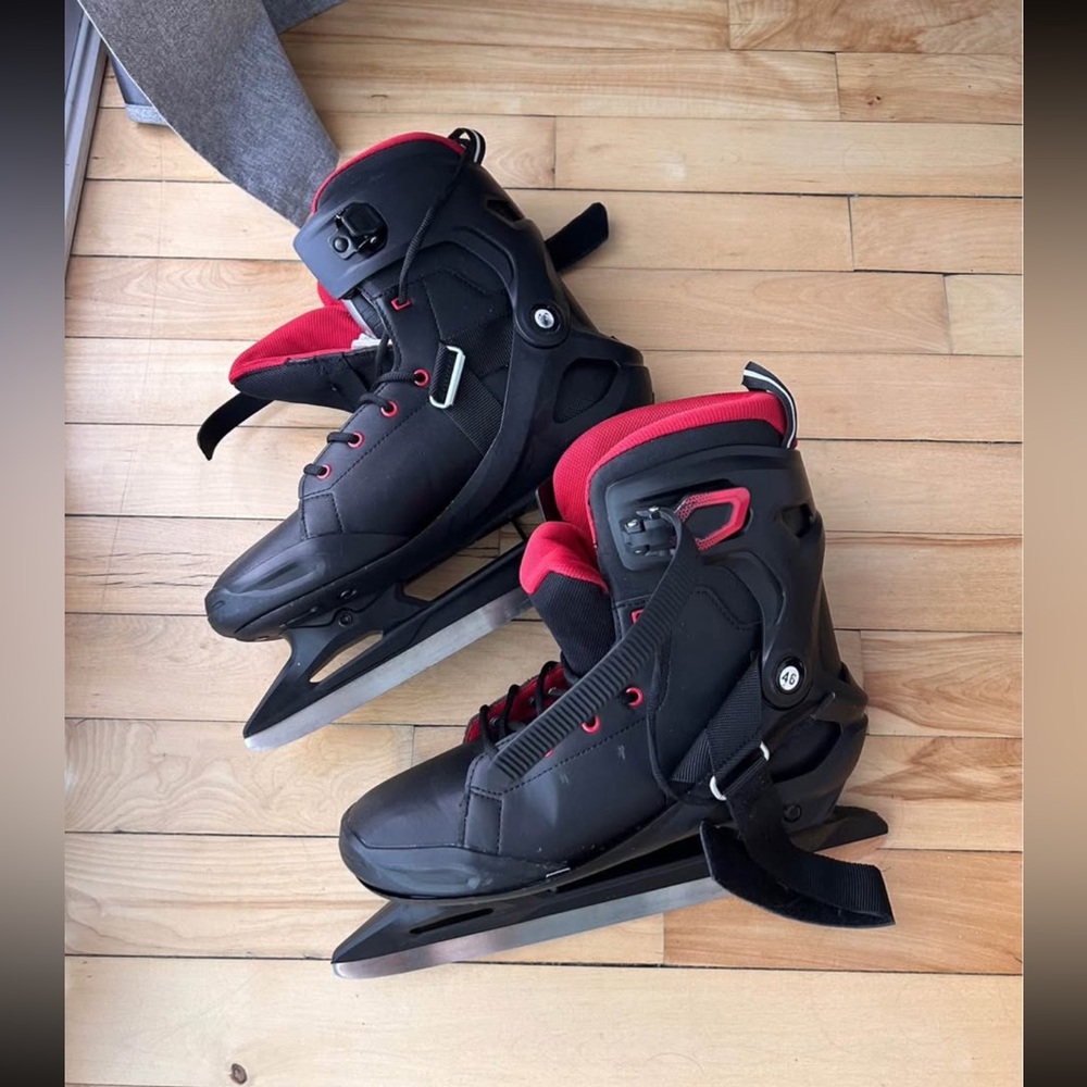 Puma Black and Red Skates